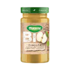 Compote Pommes Morceaux Bio 8x380g  