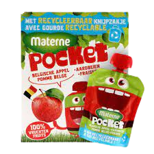 [PO03] Compote Pocket Pommes-Fraises 6X (4x90g)
