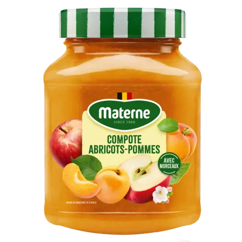 [CO02] Compote d'Abricots & Pommes 8x375g 