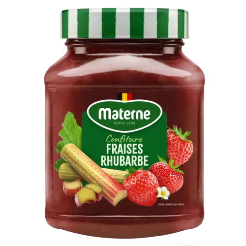 [EX09] Confiture Fraise-Rhubarbe 8x450g 