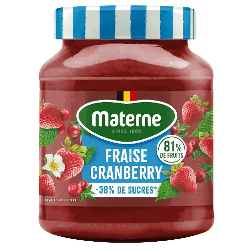[AL03] Fruits à tartiner Fraise-Cranberry 8x335g 